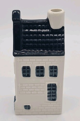 KLM Bols Delft Blue Miniature House No 9 Open Empty Amsterdam Collectible No Alc - Picture 2 of 6