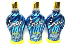 3x SNOOKI SKINNY DARK BLACK BRONZER FIRMING INDOOR TANNING BED LOTION SUPRE Lot