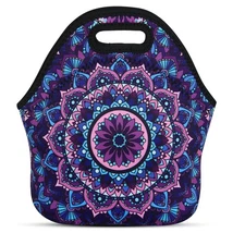 Neoprene Lunch Bag Women Insulated Cute Lunch Bag Tote Reusable Waterproof Co...