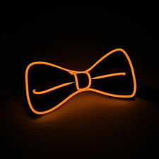 New LED Glowing Bow Suspenders for Men Wedding Party Accessories Glow in the Dar