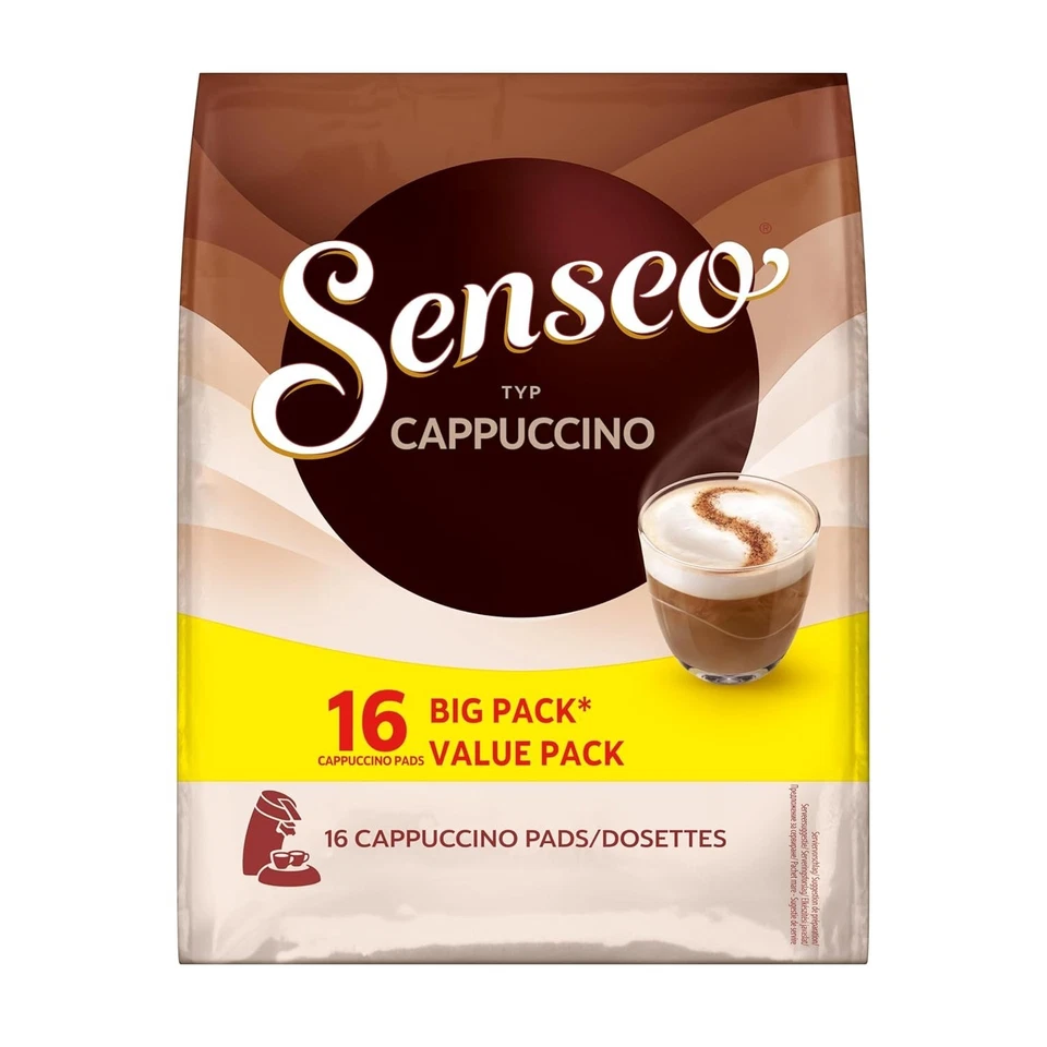 Senseo Cappuccino Pads - 5 x 16 Drinks - 80 Coffee Pods - Bild 2 von 4
