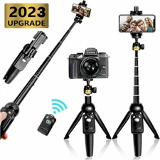 Portable 40" Wireless Remote Selfie Stick Tripod Phone Stand For iPhone Samsung
