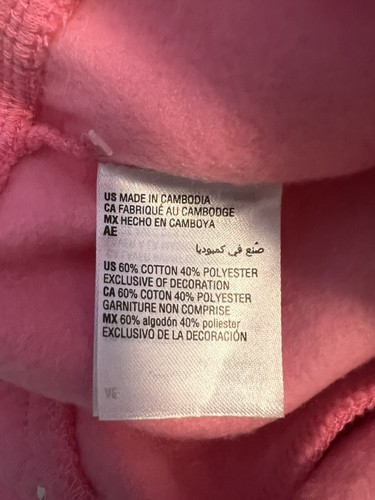 Epic Threads Girls Fleece Jogger Pants Pink Drawstring Size 5 NWT Free Shipping - Picture 6 of 6