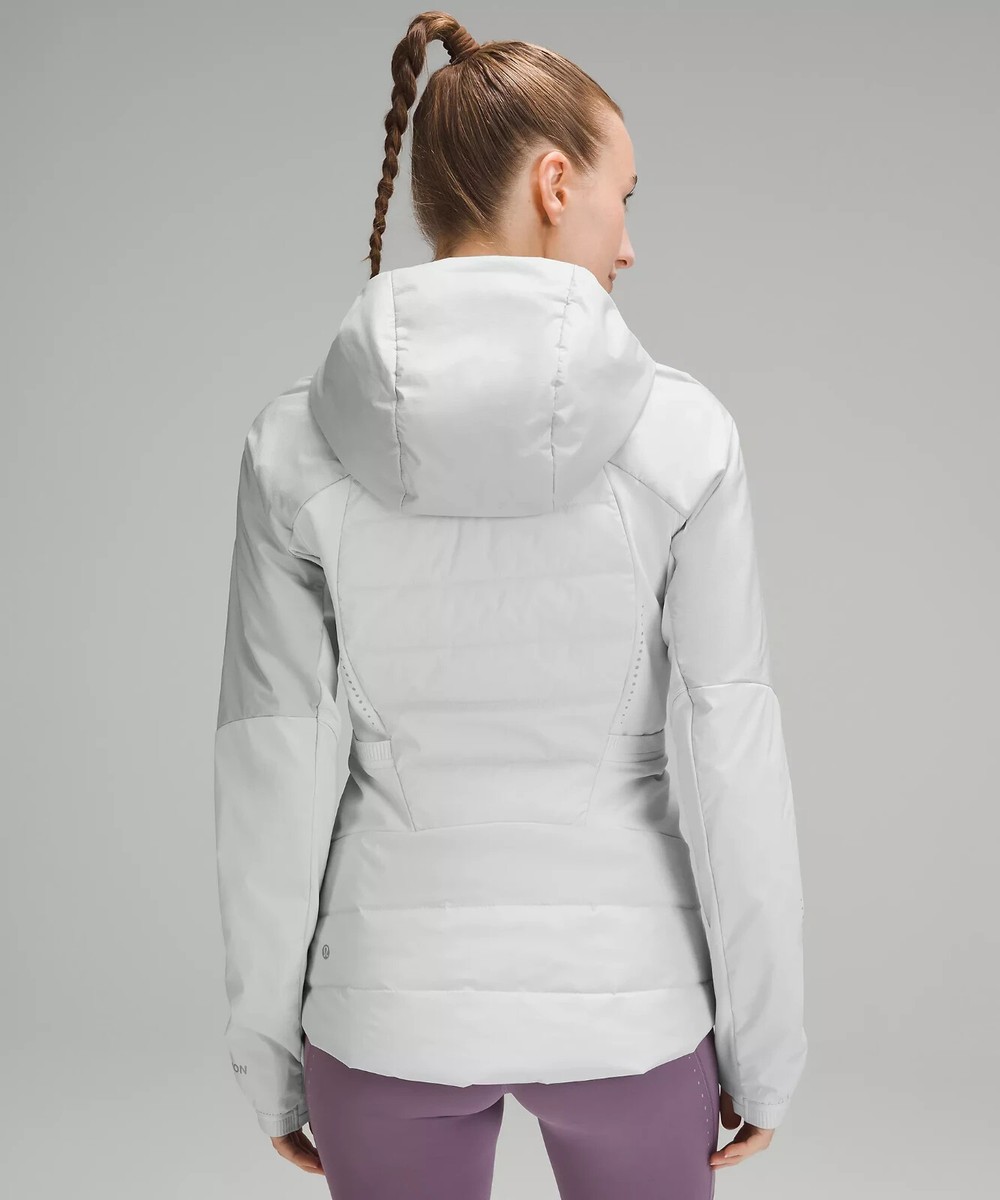 Lululemon Womens Vapor Gray Down For It All Jacket Running