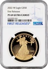 2022-W Proof $50 American Gold Eagle 1 oz NGC PF69UC FR Blue Label