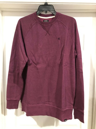 SUDADERA DE HOMBRE ETNIES POINT A CREW COLOR MARRÓN TALLA GRANDE, NUEVA ENVÍO GRATUITO - Imagen 3 de 8