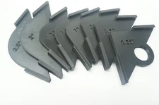 Router Corner Radius Jig Template Set of 8 Jigs for Wood Working 0.25" - 2.5"