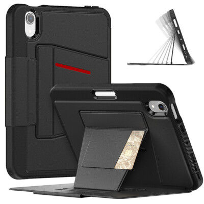 Smart Magnetic Leather Buckle Cover Stand Armor Case For iPad mini 7 A17 Pro/6th