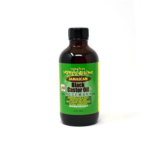 Jamaican Mango & Lime Black Castor Oil, 4 Fl Oz 