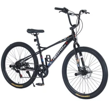 Kids Bike Double Disc Brakes 26 Inch Children's Bicycle for Age 12+ Years