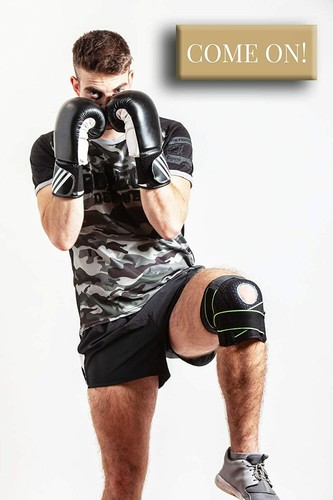 Bodypros Knee Brace With Strap.New. Bag As Pictures One Size fully adjustable. - Picture 8 of 9