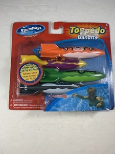 SWIMWAYS TOYPEDO BANDITS SWIMMING POOL WATER TOY GLIDES UNDERWATER 20 FEET NEW! | eBay