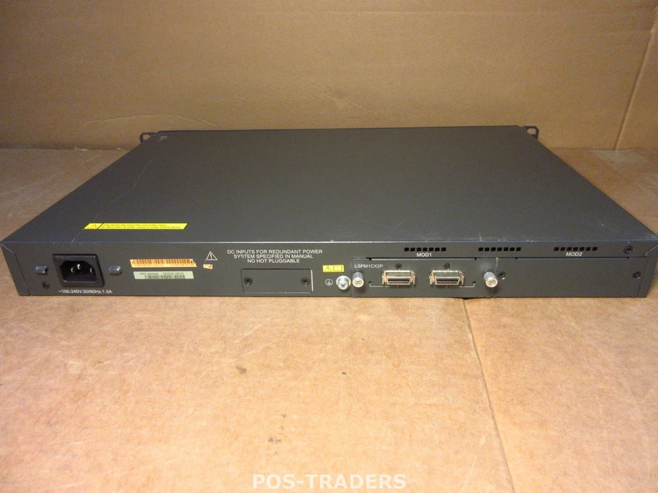 H3C A5500-24G EI 24 Port Gigabit Switch JD377A INCLUDING LSPM1CX2P MODULE - Bild 2 von 3
