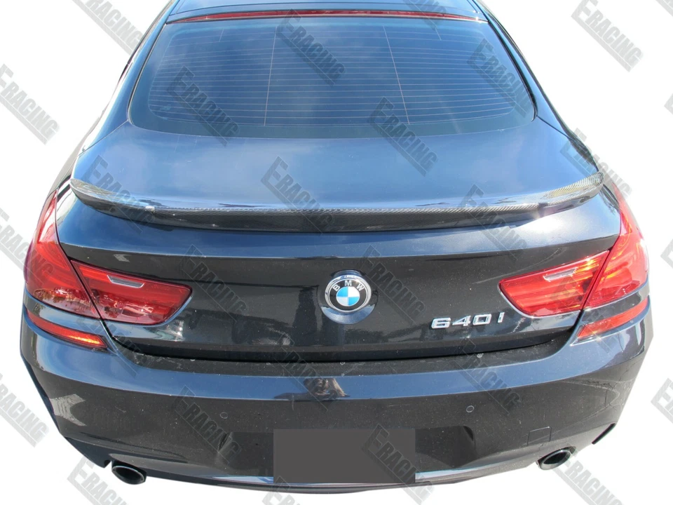 For 2011-2019 BMW F06 6-Series 640i 650i M6 Gran Coupe Carbon fiber spoiler lip - Image 3 of 4