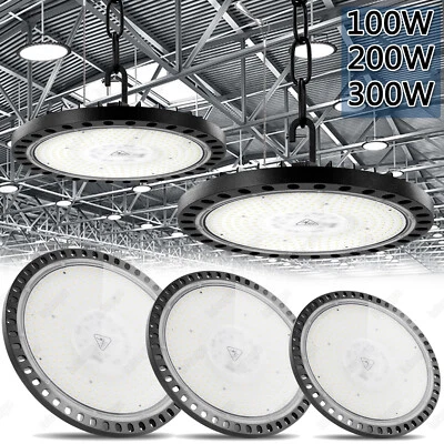 WZTO UFO LED Hallenbeleuchtung Hallenstrahler Industrielampe Highbay Werkstattleuchte