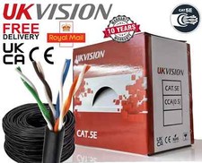 305M RJ45 Cat5e Cat6 Ethernet Network OUTDOOR FTP UTP Roll Cable Lead High Lot.
