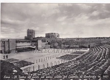 ENNA: Outdoor theatre in the first courtyard of the Castle of Lombardy