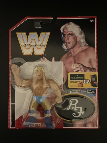 WWE WWF Rare Mattel Retro Ric Flair Series 4 Wrest...
