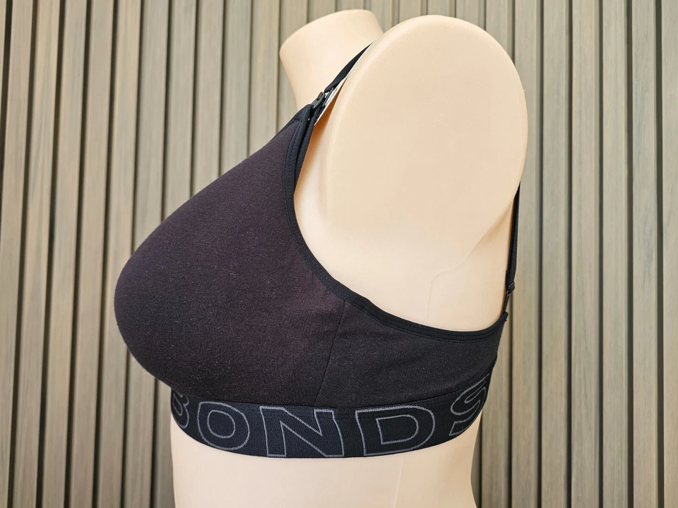 BONDS Ladies Bumps Maternity Wirefree Bra sizes size 16C Colour Black - image 2 of 4