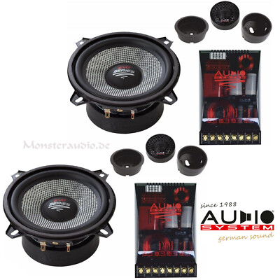 AUDIO SYSTEM X 130 EVO2 13cm 2-Wege Lautsprecher 130mm Boxen 280 Watt X-ion