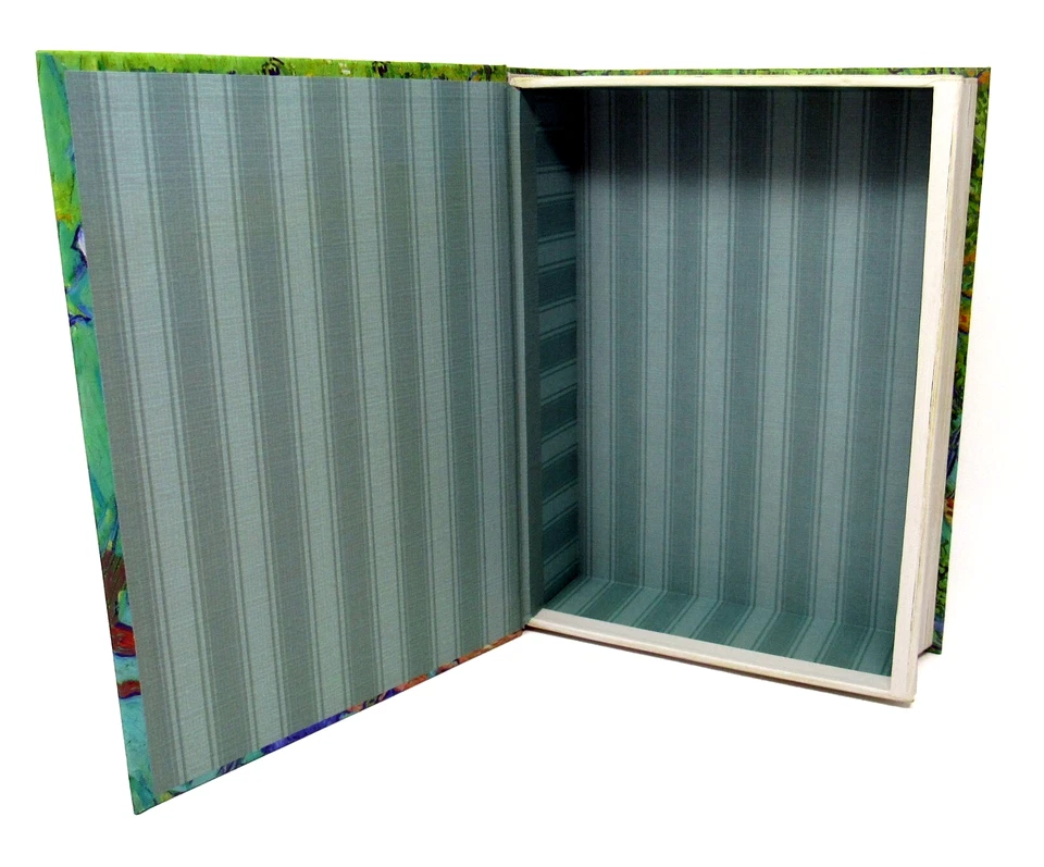 Punch Studio Keepsake Nesting Book Van Gogh Box Blue Iris Flowers 27219 Large - Image 3 of 4