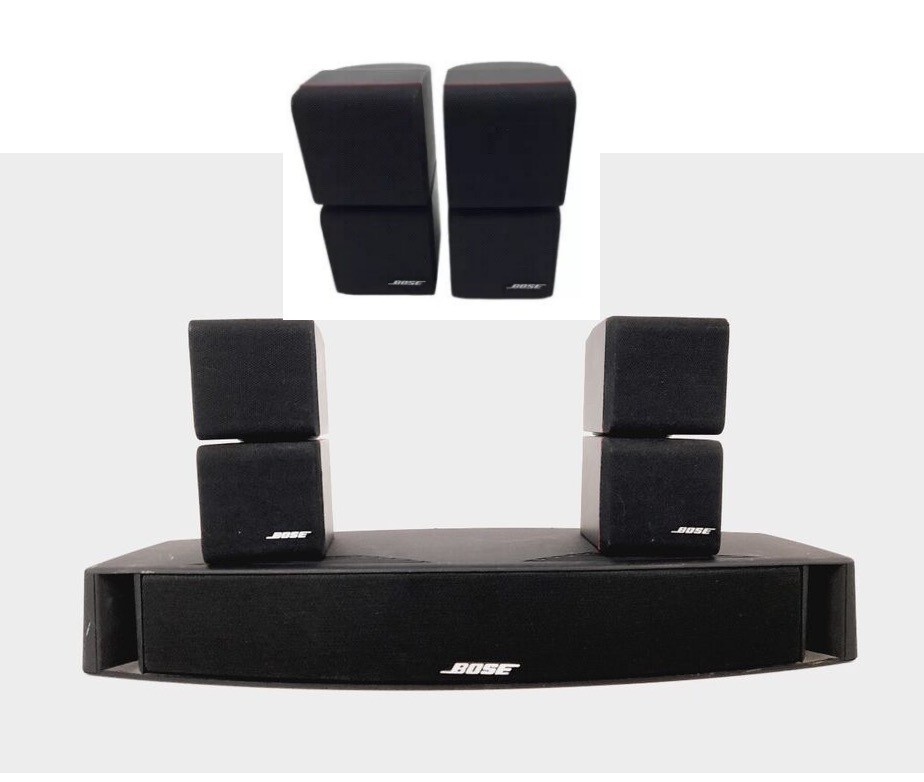Set of 5 Bose Surround Sound Speakers for 5.1 Home Theater