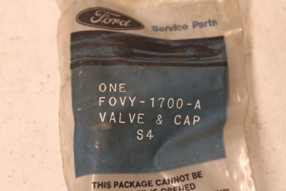 Nuevo de Lote Antiguo Válvula Neumático Vástago y Tapa F0VY-1700-A 1990-1993 Ford Mustang (867) Foto 3 de 3