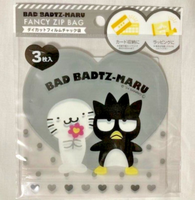 Sanrio Figuren Fancy Zip Bag - Bad Bad Badtz Maru - 3 Stück