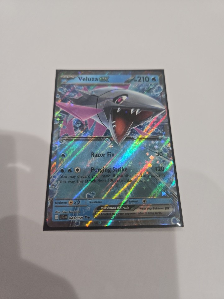 Veluza ex 43/159 Pokémon TCG Scarlet & Violet Journey Together Double Rare NM
