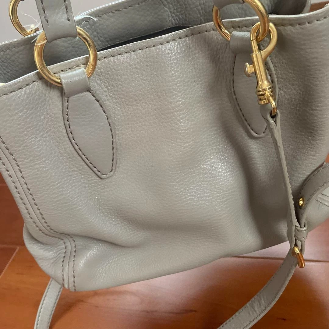 MIU MIU Mini borsa a tracolla blu chiaro donna borsa vintage usata