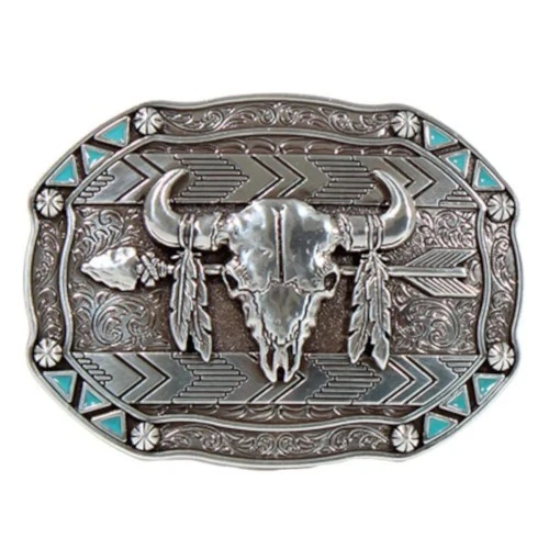 Set Fibbie Per Cintura Western In Argento - Motivo Drago, Per Uomo E Donna, Diametro 25mm, 30mm, 40mm