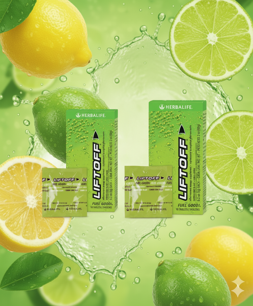 Herbalife Liftoff Energy 2‑Pack (Exp. 05/2027, 10 Tabs/Pack