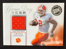 CHANSI STUCKEY 2007 Press Pass SE Game Day Gear Jersey Rookie Card RC Clemson. rookie card picture