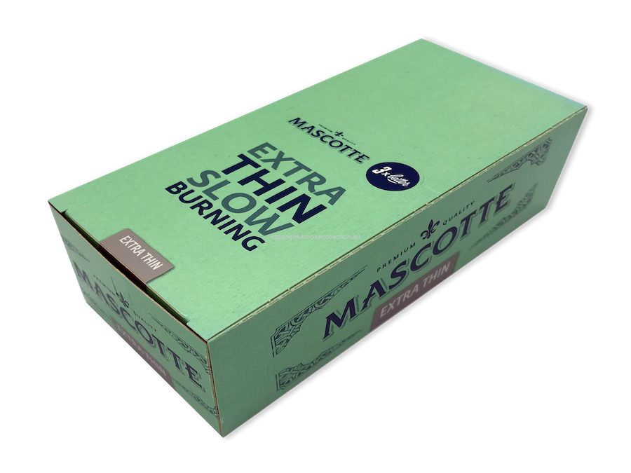 mascotte tobacco MASCOTTE Extra Thin Cigarette Rolling Papers Full Box 50 Packs