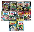 The Mighty World of Marvel Starring The Incredible Hulk Vintage Comics 1974 X 10