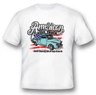 American classic truck 1948 chevy black or white tee.