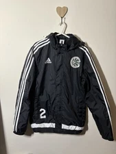 Adidas NYSA Select Black Hooded Jacket UK Small Northshore Youth Soccer