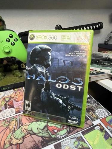 Halo 3 ODST Microsoft Xbox 360 2009 Resurfaced Super Clean Copy CIB Tested Works