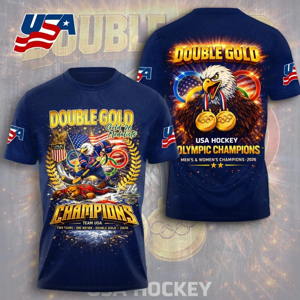 USA Hockey Olympic Champions 2026 3D Apparel