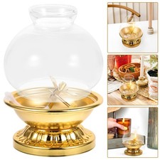 erosene Lamp Temple Kerosene Lamp Emergency Oil Lamp Glass Cover Oil Light