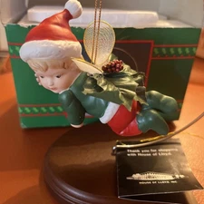 Vintage 1991 House of Lloyd "A Little Christmas Cheer" Christmas Ornament BOX