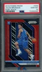 2018-19 Panini Prizm Jalen Brunson Ruby Wave PSA 10 Rookie RC #250