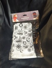 3 BANDANAS IMPRIMÉS NAUTIQUES 100 % COTON, 21,25 po x 21,25 po