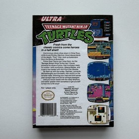 Retro 3D Teenage Mutant Ninja Turtles Nintendo NES Game Box Refrigerator Magnet