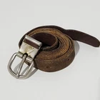WW1 WW2 STRAP -  LEATHER BRITISH ARMY MILITARY BELT