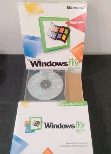 Microsoft Windows ME Millennium Edition Upgrade w/box & Quick Start Guide