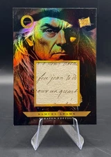 SAMUEL ADAMS PIECES OF THE PAST PIRATES EDITION HANDWRITTEN RELIC #653
