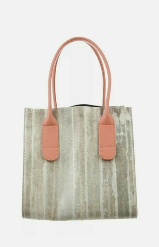 ROKSANDA Eel Leather Weekend Tote w/ Gold Tone Hardware Double Strap Square - Picture 5 of 10