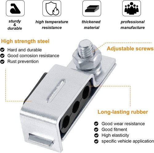 Diesel Fuel Injection Line Clamp Set for 1983-1994 Ford 6.9L/7.3L IDI Engine - Bild 5 von 11