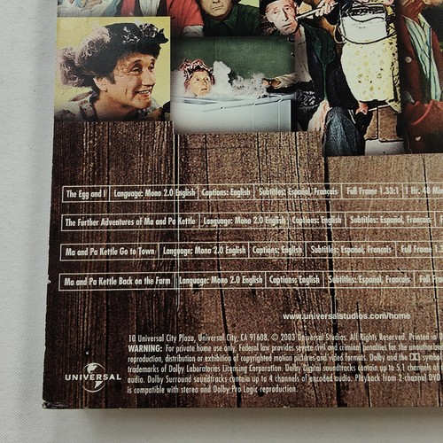 The Adventures of Ma & Pa Kettle DVD Vol 1 R1 hillbilly comedy sitcom drama VGC - Picture 7 of 8